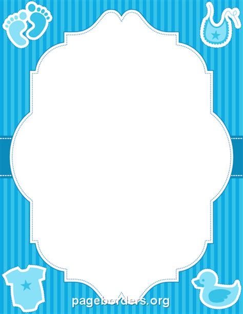 Wallpaper borders make baby room decor easy. Baby Boy Border: Clip Art, Page Border, and Vector Graphics