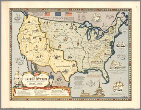 Map Of The United States Showing Boundaries 1784 1844 David Rumsey