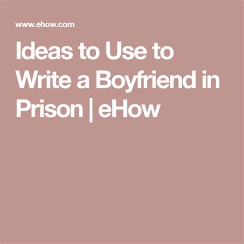 The letter speaks with joy that how much you value your man, love him more than anybody ever could and that he is the sunshine in. Ideas to Use to Write a Boyfriend in Prison | Love letter ...