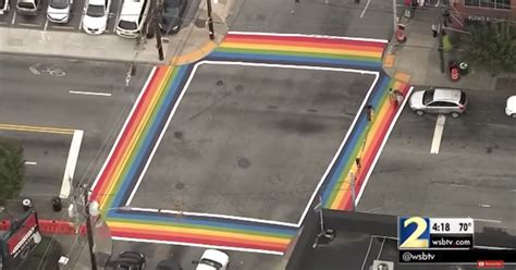 Atlanta Celebrates Pride By Announcing Permanent Rainbow Crosswalk