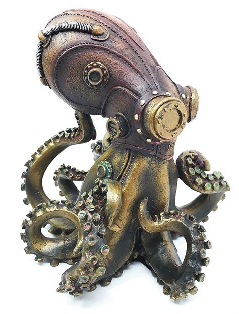 Steampunk Octopus Collectible Figurine Steampunk Octopus Steampunk
