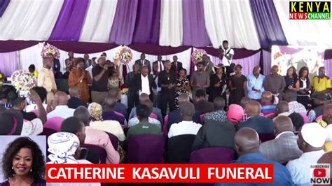 Kbc Staff Present A Song During Catherine Kasavuli Burial Youtube