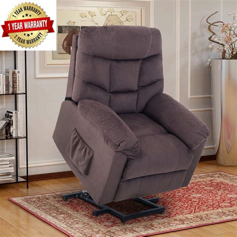 When choosing a recliner that best fits the needs of an elderly person, i chose qualities such as comfort, safety and reliability. Electric Lift Recliners for Elderly, Upholstered Fabric ...