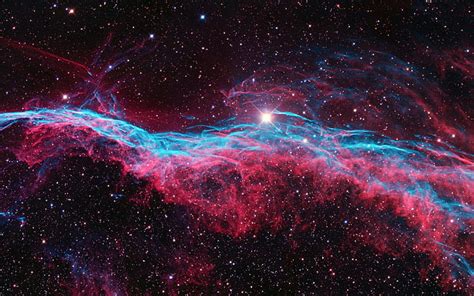 Hd Wallpaper Space Space Art Stars Planet Nebula Galaxy Veil