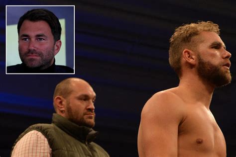 Eddie Hearn Reveals Hed Like To Sign Tyson Fury And Billy Joe Saunders