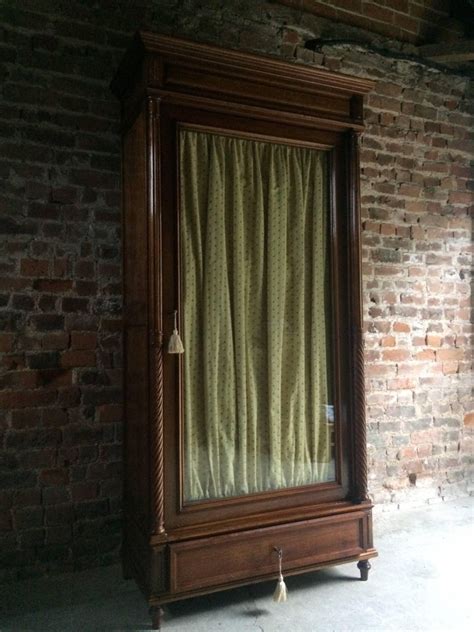 Add storage and style to your bedroom with a bedroom chest or armoire from star furniture. Stunning French Armoire Wardrobe Mahogany Glass Fronted ...