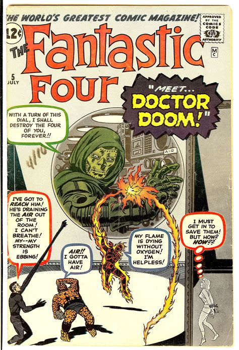 Request Hi Res Image Of Dr Dooms First Appearance In Fantastic Four