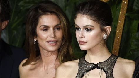 Just Like In The 1990s Kaia Gerber Shows Herself In The Look Of Her Mother Kaia Gerber Is