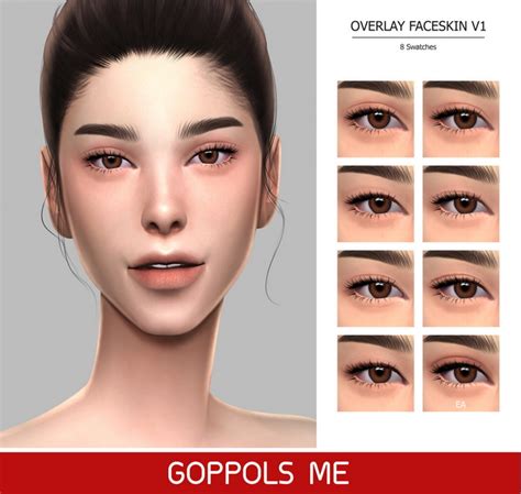 Overlay Face Skin V1 At Goppols Me The Sims 4 Catalog