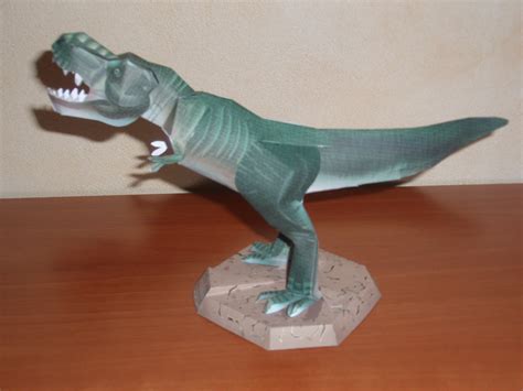 Papercraft Dinosaurio Tirannosaurus Rex Manualidades A Raudales