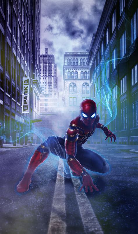 1200x2040 Spider Man Adventure In The Dark Streets 1200x2040 Resolution
