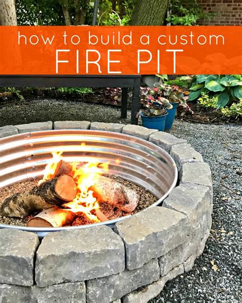 How To Build A Backyard Fire Pit Average But Inspired Fire Pit