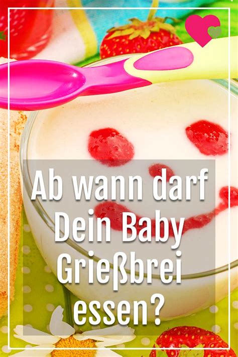 Etwa einen monat später kommt dann der zweite baby brei hinzu, der mit wichtigem getreide angereichert ist und ab dem 8. Grießbrei für Babys: Ab wann ist es okay | Grießbrei ...
