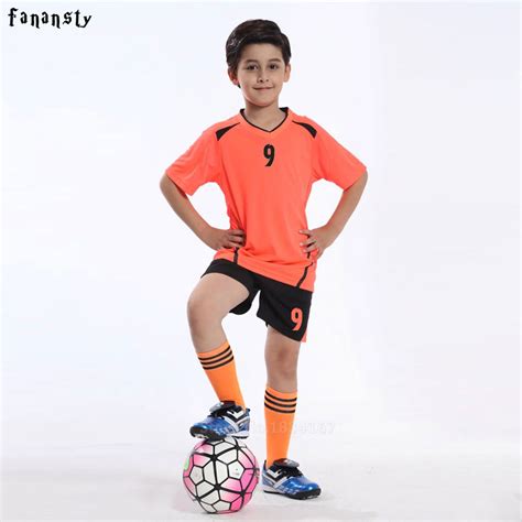 Football Jerseys Kids Soccer Training Suits Sports Sets Football Kits