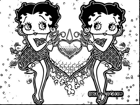 Betty Boop We Coloring Page 386