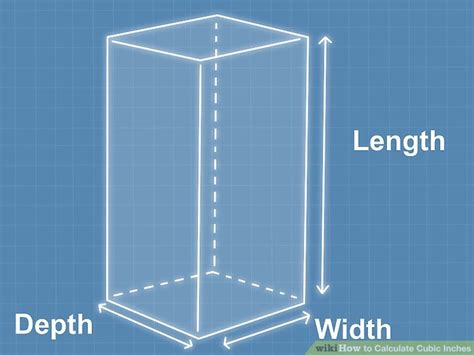 Start by converting all dimensions to feet. How to Calculate Cubic Inches (with Calculator) - wikiHow