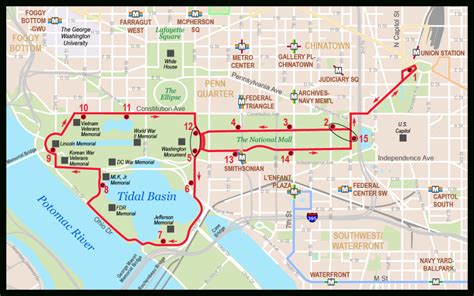 Printable Map Of The National Mall Washington Dc Printable Maps