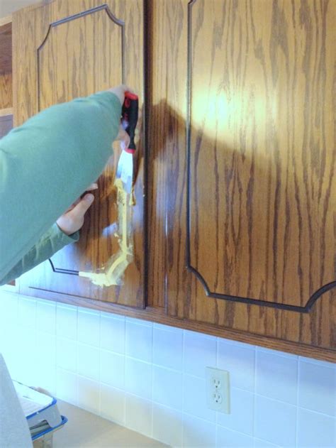The biggest change our kitchen underwent was the refinishing of the cabinets. How To Use Wood Filler On Kitchen Cabinets - Iwn Kitchen