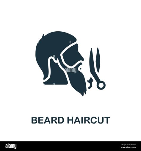 Beard Haircut Icon Simple Element From Beauty Salon Collection