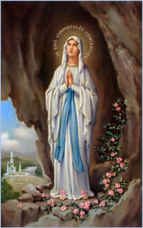 Our Lady Of Lourdes Lady Of Lourdes Our Lady Of Lourdes Mary Jesus