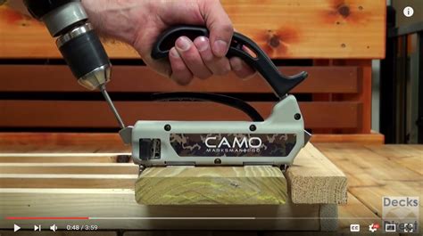 Camo Hidden Deck Fastener System Hidden Deck Fasteners Deck Decking