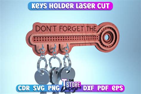 Key Holder Laser Cut Svg Home Svg Graphic By The T Store Design