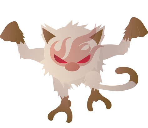 Mankey is a simian pokémon, similar to a new world monkey. #056 Mankey used Leer!!