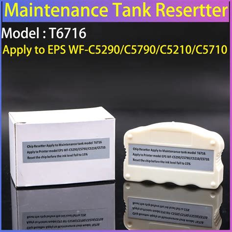 Maintenance Tank Chip Resetter T6716 Apply To Eps Wf C5290c5790c5210
