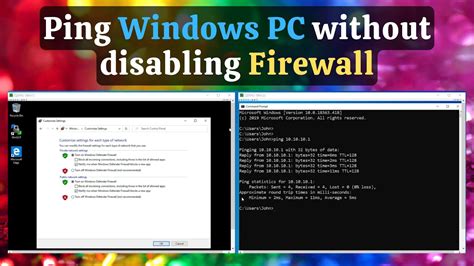 How To Allow Ping Request To Windows 10 Without Disabling Windows