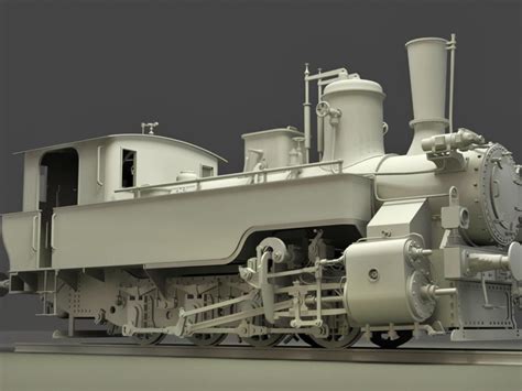 Mav 475 Steam Locomotive Tank Engine 3d Model Cgtrader