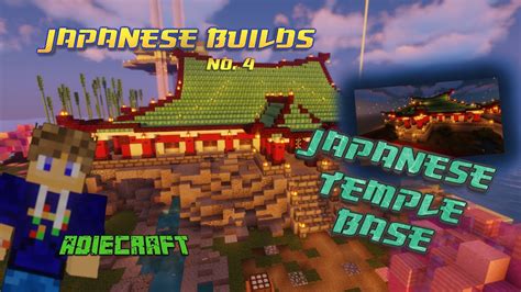 Minecraft Japanese Temple Tutorial 114 Learn To Build A Japanese