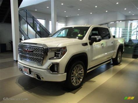 2019 White Frost Tricoat Gmc Sierra 1500 Denali Crew Cab 4wd 135762791