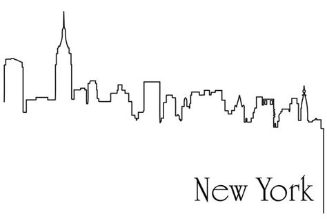 New York City Skyline Illustrations Royalty Free Vector Graphics