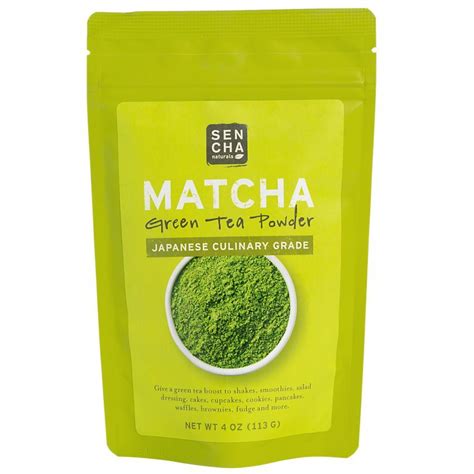 Matcha Green Tea Powder Japanese Culinary Grade 20 Servings By Sencha Naturals At The