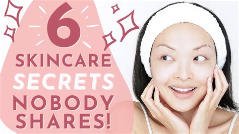 6 Skincare Secrets For Glowing Skin NOBODY Shares! - YouTube