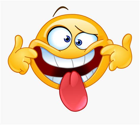 Stick Out Tongue Emoji 230 Decal Funny Face Clipart Free