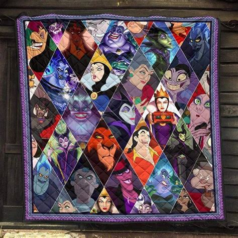 Disney Villains Fleece Blanket Walt Disney Blanket Shipped From Us By