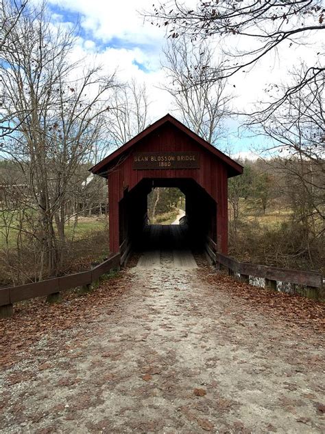 Indiana Covered Bridge Photograph By Russell Keating