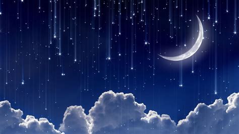 Картинки красота природа ночь ночной небо луна лунный месяц