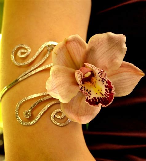 Pin By Cheryl Knight Makins On Wedding Ideas Arm Jewelry Flower Arm