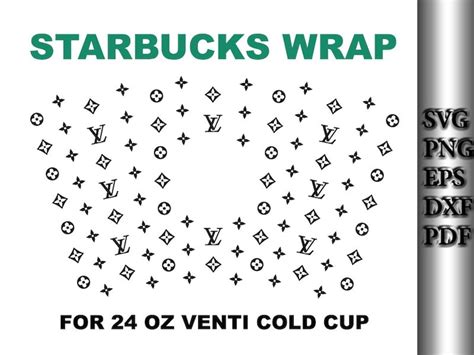 Louis Vuitton Starbucks Cup Wrap Svg Free Paul Smith
