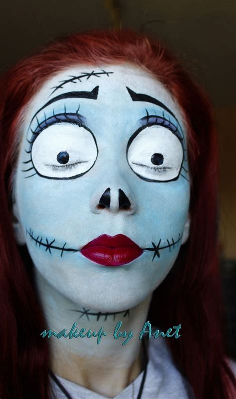 Sally Nightmare Before Christmas Makeup Diy Maquillaje Halloween