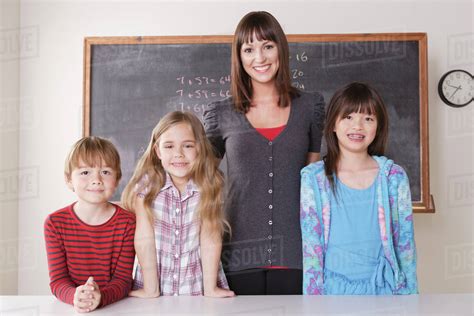 Teacher With Schoolchildren 6 78 9 Stock Photo Dissolve