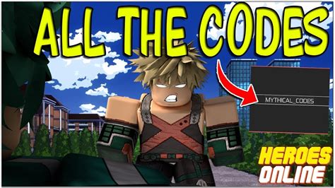 *new* 6 codes in tapping mania codes! EVERY CODE IN ROBLOX HERO'S ONLINE!! - YouTube