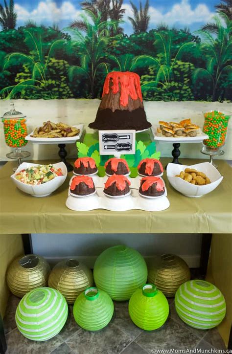 Dinosaur Birthday Party Ideas Moms And Munchkins
