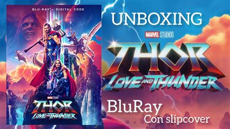 Thor Love And Thunder Bluray Slipcover Marvel Studios Youtube