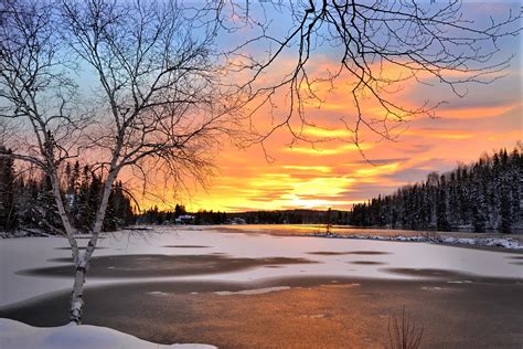Paesaggio Invernale Tramonto · Foto Gratis Su Pixabay