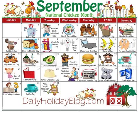 September Obscure Holidays National Holiday Calendar Holiday