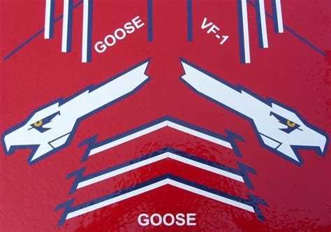 Goose Top Gun Movie Flight Helmet Decal Set Maverick Eject Eject