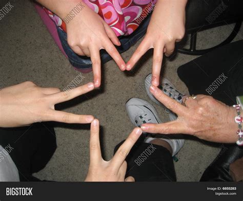 Fingers Make Five Image And Photo Free Trial Bigstock
